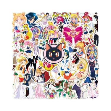 Imagem de Adesivos Kawaii Do Anime Sailor Moon Para Meninas, Decalques De Desenh