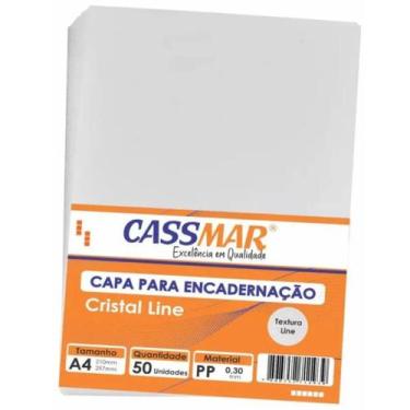 Imagem de Capa Para Encadernação Transparente A4 Line Pp 0,30 1200un - Cassmar