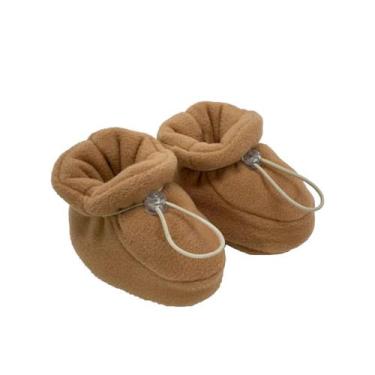 Imagem de Pantufa Botinha Baby Bebê soft Sapatinho - Fofotinhos, Caramelo 12, P