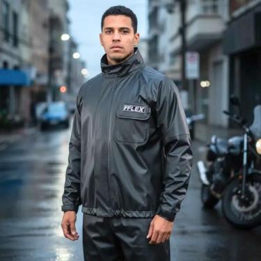Imagem de Capa De Chuva Impermeável Especial Para Motoqueiro Bolso - DELTA, GG
