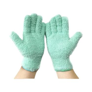 Imagem de Luvas De Limpeza Em Microfibra De Coral Fleece, Luvas Absorventes Para