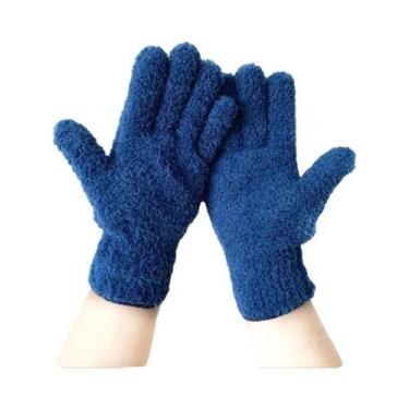 Imagem de Luvas De Limpeza Em Microfibra De Coral Fleece, Luvas Absorventes Para