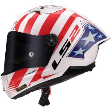 Imagem de Capacete LS2 FF805 Thunder C GP Baz Réplica, 62, Azul/Vermelho