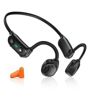 Imagem de Fones de ouvido de condução óssea JekaDabe Bluetooth 5.0 à prova d'águ