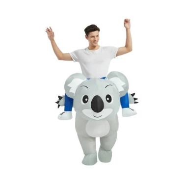 Imagem de Fantasia Inflável De Coala Adulto Macia E Respirável Para Cosplay, Con