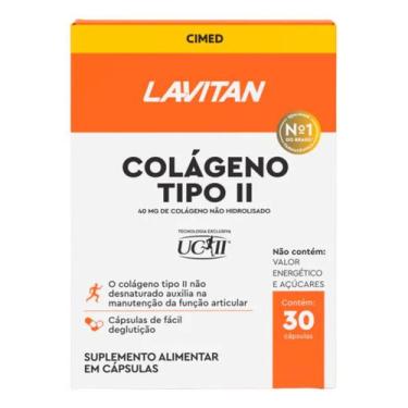Imagem de Lavitan Colágeno Tipo II Não Hidrolisado 30 Cápsulas - Cimed