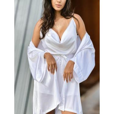 Imagem de Kimono Bonnie - Ana Mayer Fashion Lingerie, Branco, GG