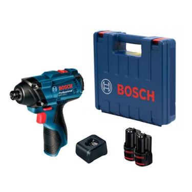 Imagem de Parafusadeira e Chave de Impacto 12V Com 2 Baterias e Carregador Bosch