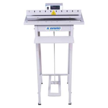 Imagem de Seladora de Pedal R. Baião 40cm Serrilhada Datadora 2 Datas e Lote Biv