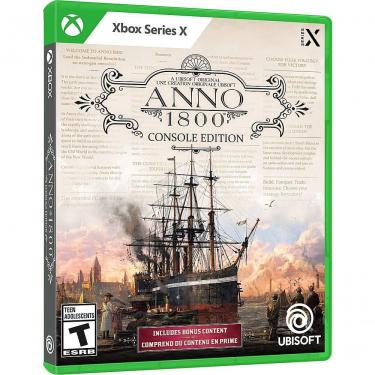 Imagem de Jogo Ubisoft Anno 1800 Standard Edition Xbox Series X Campanha Baseada em História Modo Sandbox Multijogador Preto