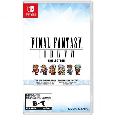 Imagem de Jogo Square Enix Inc Final Fantasy I-vi Collection Anniversary Edition Nintendo Switch Gráficos de Pixel 2D Atualizados