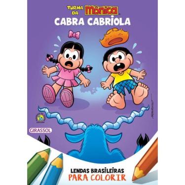 Imagem de Turma Da Monica - Lendas Brasileiras Para Colorir - Cabra Cabriola