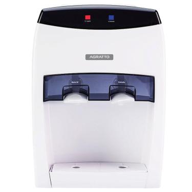 Imagem de Bebedouro Refrigerado Eletrônico Bivolt Água Gelada Natural Garrafão Galão Agratto BEM-03 Branco