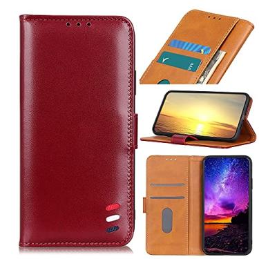 Imagem de YUNCHAO Caixa de telefone Para Motorola Moto G60 / G40 Fusion 3-Color Pearl Texture Buckle Magnetic Flip Flip PU Caso com slots de cartão e carteira e suporte capa para celular