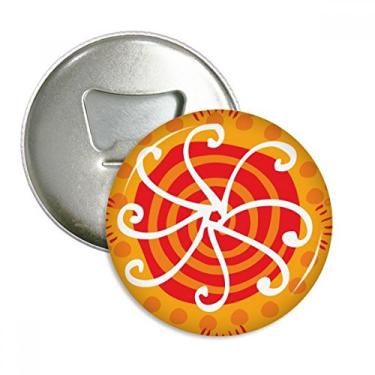 Imagem de Sunshine Mexico Totems Antiga Civilização Imã de Geladeira Emblema Multifuncional