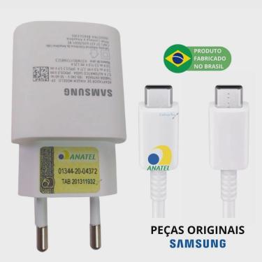 Imagem de Carregador Duplo C Turbo 25w Compatível com Samsung