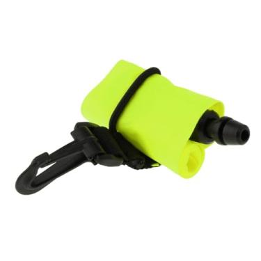 Imagem de Dynwave Bóia de marcador de superfície de mergulho, tubo de sinal de linguiça, tecido de nylon, boia de mergulho inflável de alta visibilidade, smb para, amarelo