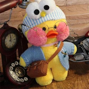 Imagem de Lalafanfan Pato de Pelúcia Amarelo 30cm, Brinquedo de Pelúcia, Pato de Pelúcia Kawaii (12)