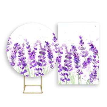 Imagem de Painel De Festa Redondo 1,50x1,50 + Painel Vertical 1,50x2,20 - Campo 