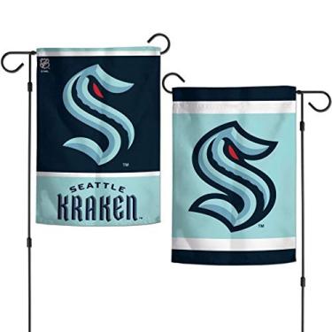 Imagem de WinCraft Bandeiras NHL Seattle Kraken 30,5 x 45,7 cm, cores do time, tamanho único