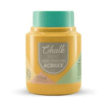 Imagem de Tinta Chalk Paint Acrilex 100ml 849 Acafrao