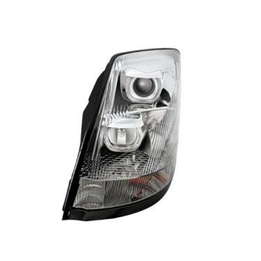 Imagem de United Pacific 31263 - Conjunto de farol de projeção - lado do motorista, carcaça cromada, farol alto/baixo, lâmpada H7/H1/3157,