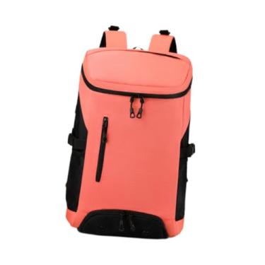 Imagem de Vaveren Bolsa de badminton masculina, raquetes, mochila organizadora, acessórios, mochila de tênis à prova d'água, bolsa de viagem para treino ao ar livre, Rosa