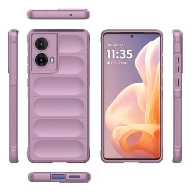 Imagem de Capa compatível com Motorola Moto S50 Neo, TPU para celular macio compatível com Motorola Moto G85 5G XT2427-1 XT2427-2 XT2427-3 capa roxa