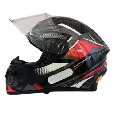 Imagem de Capacete Xtroy Esportivo C/ Narigueira Masculino E Feminino, Vermelho,