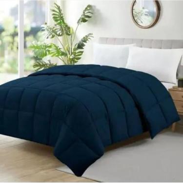 Imagem de EDREDOM ECOPLUMA KING SIZE 280 x 260 MARINHO CAMESA ENVIO IMEDIATO, Ma