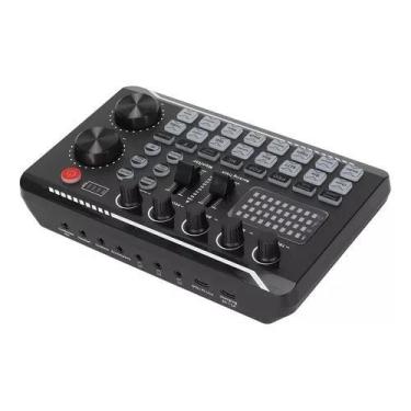 Imagem de Mesa De Som Áudio Usb Streamer Transmissão Ao Vivo Live m.v8 - Rhos