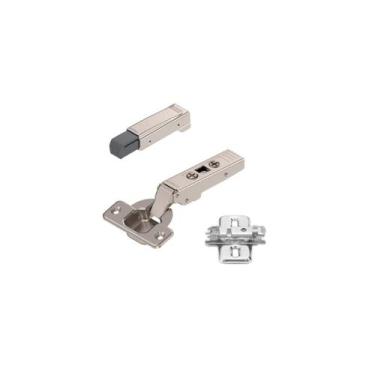 Imagem de Kit 2 Dobradiças Blum Clip Reta 75S1550CB + Calço +Blumotion