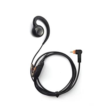 Imagem de PROMAXPOWER Fone de ouvido giratório de 1 fio em forma de C com microfone embutido e botão PTT para rádios bidirecionais Motorola SL300, SL3500e, SL4000, SL7550e, SL7580, SL8550e, SL1K