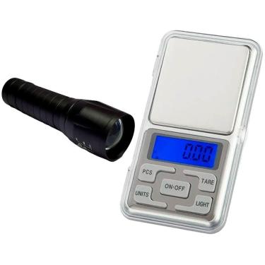 Imagem de Mini Balança Digital De Bolso 1g Até 500g Alta Precisão Mini