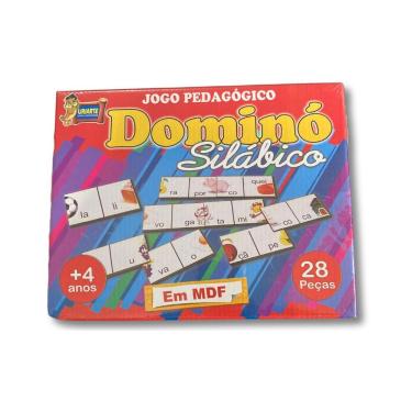 Imagem de Jogo De Dominó Pedagógico Silábico