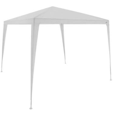 Imagem de Tenda Gazebo Tubular 3x3m Polietileno Branca Bel