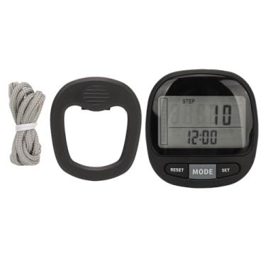 Imagem de Pedômetro 3D Pedômetro Countre de etapa Multi -funcional Rastreia caloria A queima de uma distância personalizada para homens para homens crianças idosos Abs material 53g Peso