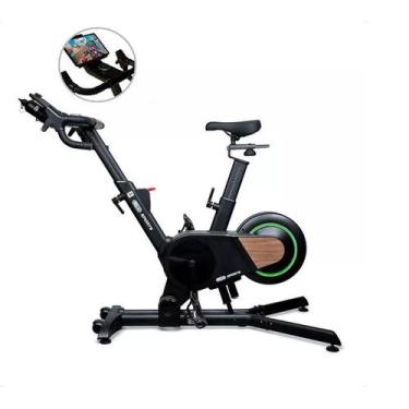 Imagem de Bicicleta Spinning Kl Sports Inclinação Eletronica Ksone, Preto, Bivol