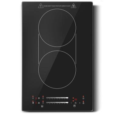 Imagem de Fogão de indução Amzgachfktch 2 queimadores 30cm 120V 1800W