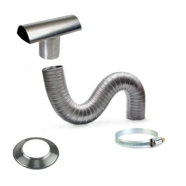 Imagem de Kit Exaustão de Aquecedor 90 mm - TUDOGÁS