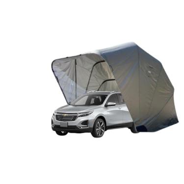 Imagem de Garagem Retrátil Iglucar Aluminizada Para Chevrolet Equinox– Linha Mar de Prata | Cobertura Dobrável para Carro com Proteção UV, Contra Chuva, Sol e Poeira | Alta Resistência- M