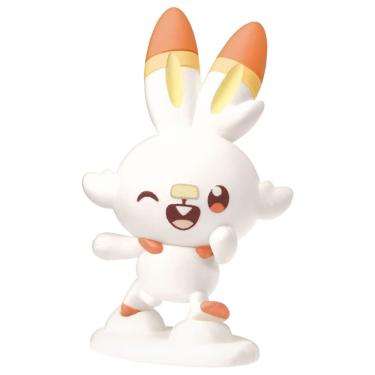 Imagem de Figura takara tomy Pokémon Poke Peace Scorbunny 5 cm pvc