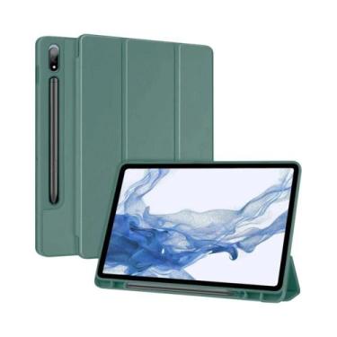 Imagem de Capa Para Samsung Galaxy Tab S10 S9 S8 S7 FE A9 A9 plus Com Compartime