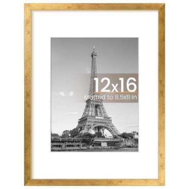 Imagem de Porta-retratos upsimple 12x16 em bronze para 8,5x11 com tapete - upsim