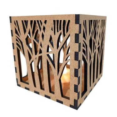 Imagem de Castiçal Floresta Com Vela Eletrônica - LENOBRE