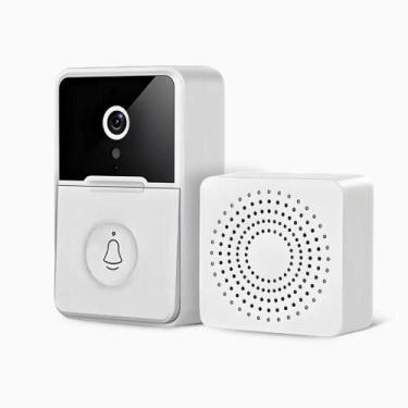 Imagem de Campainha Interfone Wifi Com Câmera Sem Fio - TOMATE
