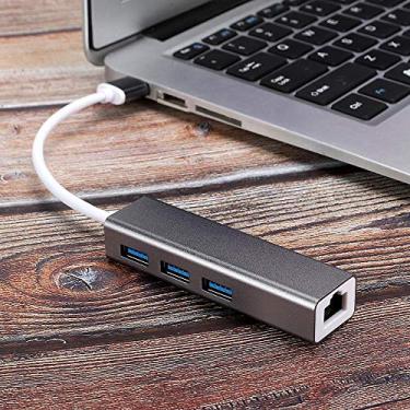 Imagem de XUXHOU Adaptador Ethernet Plug and Play Correção Automática para 8/8/10, Rede de Ligas de Alumínio de Alumínio 100m USB + 3,0 Adaptador de Cubo USB A RJ45