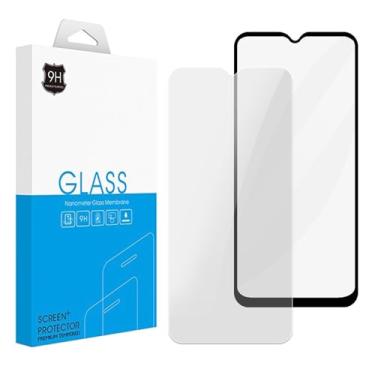 Imagem de Ailiber Película protetora de tela T-Mobile REVVL 8 [pacote com 2] [vidro temperado] antiarranhões, transparente HD, compatível com capas, cobertura total fácil instalação película para celular para