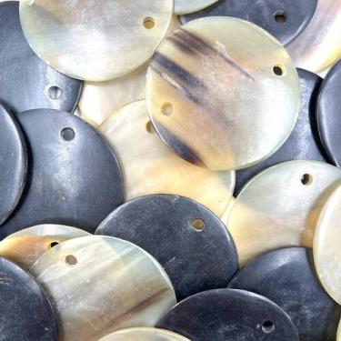 Imagem de Pingente Lamina 70mm Redondo 10pçs Artesanato Bijuterias - Macall