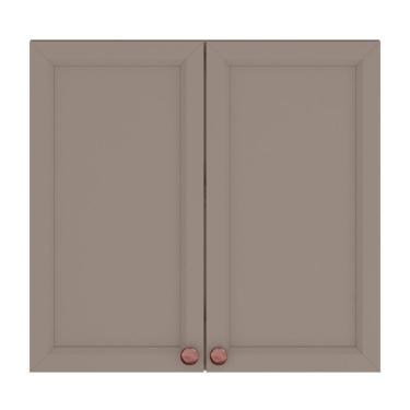 Imagem de Armário Aéreo Unna 2 Portas 80cm Gris - Poliman Móveis Gris